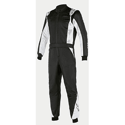 TRAJE ALPINESTARS FIA/AUTO RACING ATOM EN COLOR BLACK SILVER TALLA - 46 