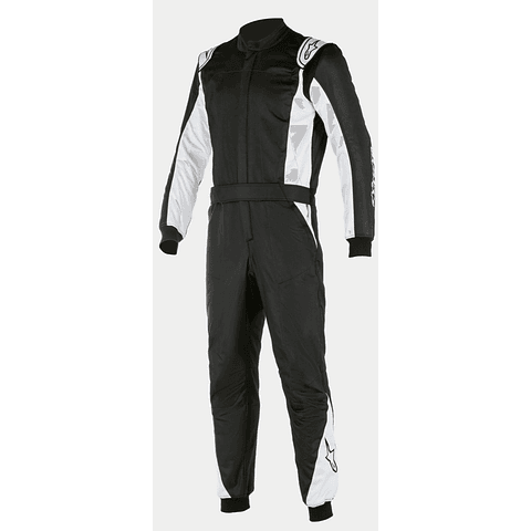 TRAJE ALPINESTARS FIA/AUTO RACING ATOM EN COLOR BLACK SILVER TALLA - 46 