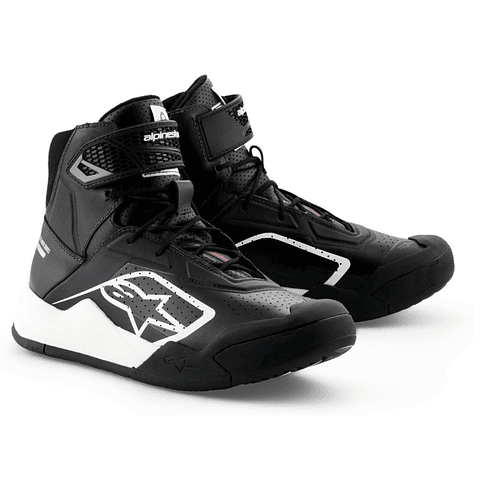 BOTAS RADAR V2 FIA/SFI NEGRO/BLANCO TALLA 8 USA ADULTO