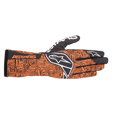 GUANTE ALPINESTARS PARA KARTING TECH 1 RACE V2 VERTICAL ORANGE FLUO TALLA XL ADULTO