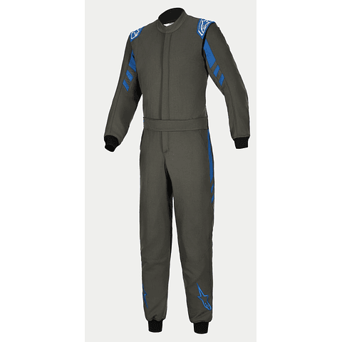 TRAJE ALPINESTARS FIA/AUTO RACING 2026 GP RACE V3 ANTHRACITE BLUE TALLA 50