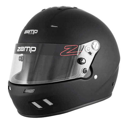 CASCO ZAMP PARA ADULTO MODELO 57V SNELL SA 2025 TALLAS M y L NEGRO MATE