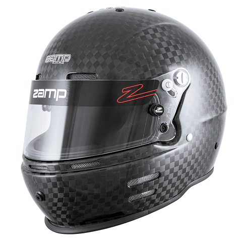 CASCO ZAMP RACING SA2025 MODELO 66C TALLAS M y L EN  FIBRA DE CARBONO