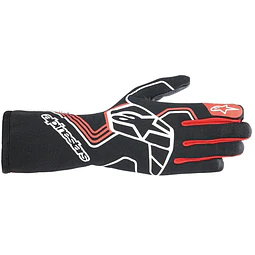 GUANTE ALPINESTARS ( AUTO/FIA-SFI Y KART ) TECH 1 RACE V4  BLACK RED TALLA L ADULTO
