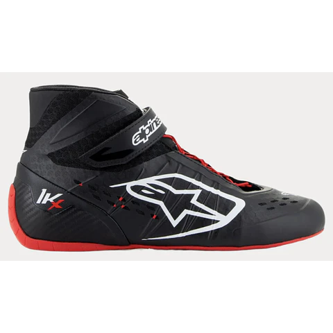 BOTAS KARTING ALPINESTARS TECH-1 KX V3 SHOES BLACK WH RED TALLA 8.5 USA ADULTO