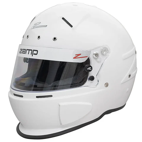 CASCO ZAMP RACING PARA ADULTO MODELO 70 TALLA M BLANCO MATE SNELL SA 2020