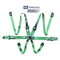 HARNES RRS FIA DE 6 PUNTOS DE 3"/2" PARA AUTO EN DIFERENTES COLORES