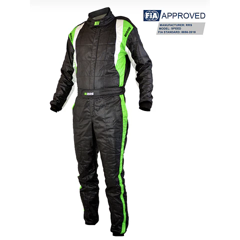 TRAJE RRS SPEED RACE PARA AUTO RACING HOMOLOGADO FIA 8856-2018 PARA ADULTO TALLAS M y XL 