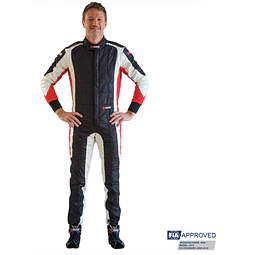 TRAJE RRS EVO RACER PARA AUTO RACING HOMOLOGADO FIA 8856-2018 PARA ADULTO TALLA L 