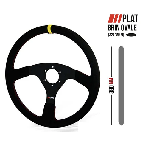 VOLANTE DE COMPETICION RRS TARGET DE 380MM