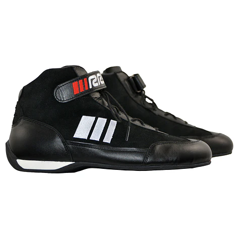 BOTAS FIA/AUTO RACING RRS MODELO PROLIGHT COLOR BLACK/WHITE EN TALLA 41 EU ADULTO