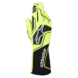 GUANTE ALPINESTARS ( FIA KARTING )  TECH-1 KX V4 GLOVES YELLOW FLUO BLACK - TALLA  XL ADULTO