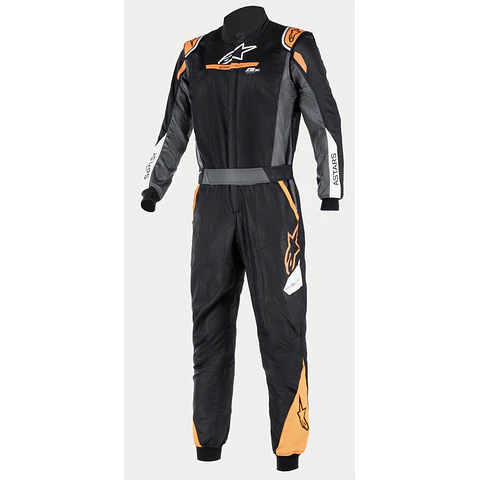TRAJE ALPINESTARS FIA/AUTO RACING ATOM EN COLOR BLACK ANTHRACITE ORANG FL - TALLA - 