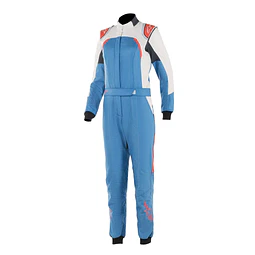 TRAJE ALPINESTARS FIA/AUTO RACING STELLA ( PARA MUJER ) GP PRO COMP EN COLOR COB ALT BLUE WHITE CORAL TALLA - 46 