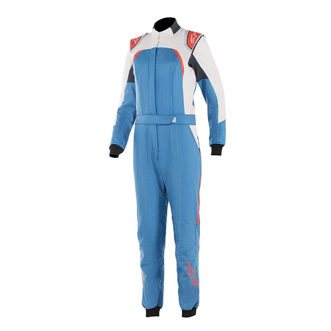TRAJE ALPINESTARS FIA/AUTO RACING STELLA ( PARA MUJER ) GP PRO COMP EN COLOR COB ALT BLUE WHITE CORAL TALLA - 46 
