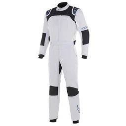 TRAJE ALPINESTARS GP TECH V2 - FIA EN COLOR SILVER BLUE ROYAL BLUE - TALLA 46