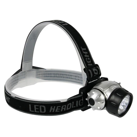 LAMPARA PARA CABEZA DE 7 LEDS BLANCOS CON CAPACIDAD DE 7x (11000mcd/led)