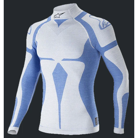 PLAYERA RACING INTERIOR FIA/AUTO ZX EVO 2  ALPINESTARS - AZUL TALLAS M/L