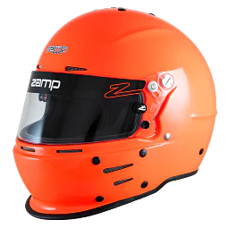CASCO ZAMP RACING PARA ADULTO MODELO 63S SNELL SA 2020 TALLA M NARANJA FLUOR