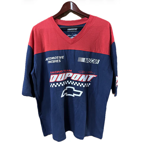 PLAYERA P/PITS - T-SHIRT EQUIPO OFICIAL DUPONT NASCAR TALLA L 