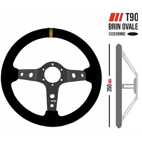 VOLANTE DE COMPETICION RRS CORSA GRIS