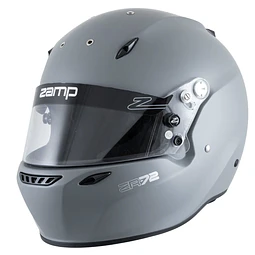 CASCO ZAMP RACING PARA ADULTO HECHO EN ITALIA MODELO 72 TALLA S GRIS MATE SNELL SA 2020