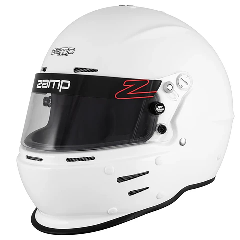 CASCO ZAMP RACING PARA ADULTO MODELO 63S SNELL SA 2025 TALLAS  M Y L BLANCO