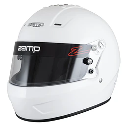 CASCO ZAMP RACING PARA ADULTO MODELO 57 SNELL SA 2025 TALLA S EN BLANCO