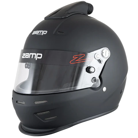 CASCO ZAMP RACING PARA ADULTO SA2025 MODELO 38 AIR TALLA XL NEGRO MATE