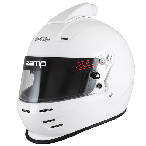 CASCO ZAMP RACING PARA ADULTO SA2025 MODELO 38 AIR TALLA S BLANCO