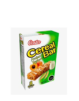 Barras de Cereal Costa Cereal Bar Frutas más Yoghurt caja 8 unidades