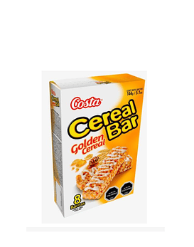 Barra de Cereal Costa Cereal Bar Golden más Leche caja 8 unidades
