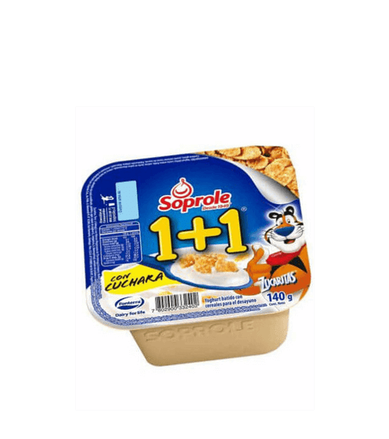 Yoghurt Con Cereal Soprole 1+1 Cuchara Zucaritas 150gr