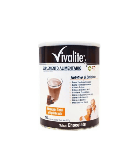 Vivalite Suplemento para Adulto Mayor sabor Chocolate 900gr