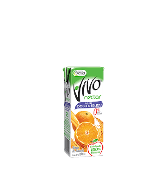 Jugo Líquido Vivo Néctar Naranja caja 190cc