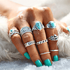 Set Anillos Midi 