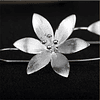 Aros Flor Silver