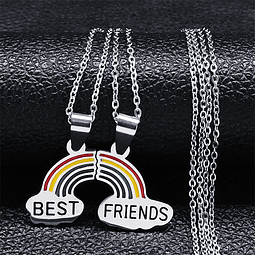 Collares de Amistad Arcoíris Best Friends