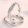 Set Anillos Ajustables Plata 925