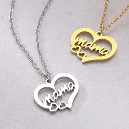 Collares Corazón Mamá