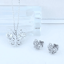 Conjunto Mariposa Cristal