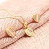 Conjunto Corazon Multicolor