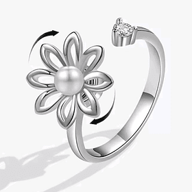 Anillo Antiestrés Margarita Giratoria 