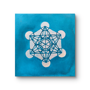 CUBO DE METATRON TURQUESA