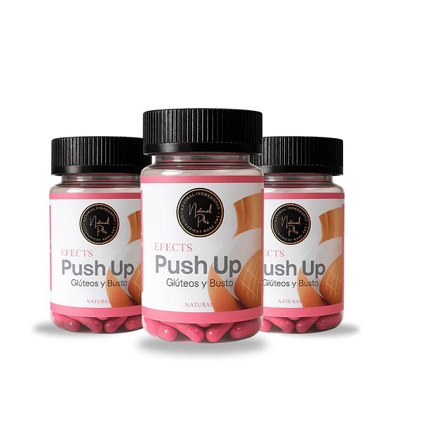 PACK 3 FRASCOS VITAMINAS PUSH UP