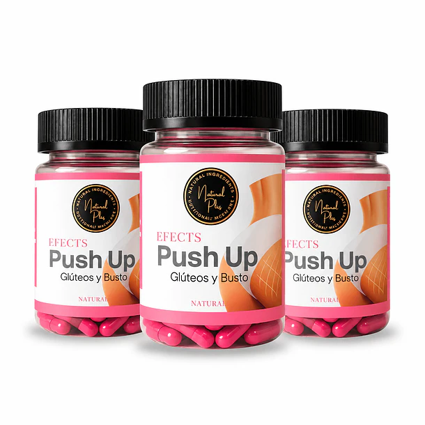 PACK 3 FRASCOS VITAMINAS PUSH UP