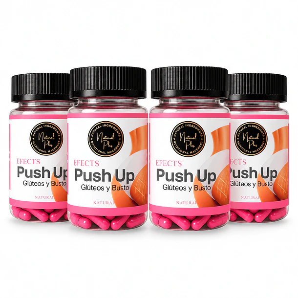 PACK 4 FRASCOS VITAMINAS PUSH UP