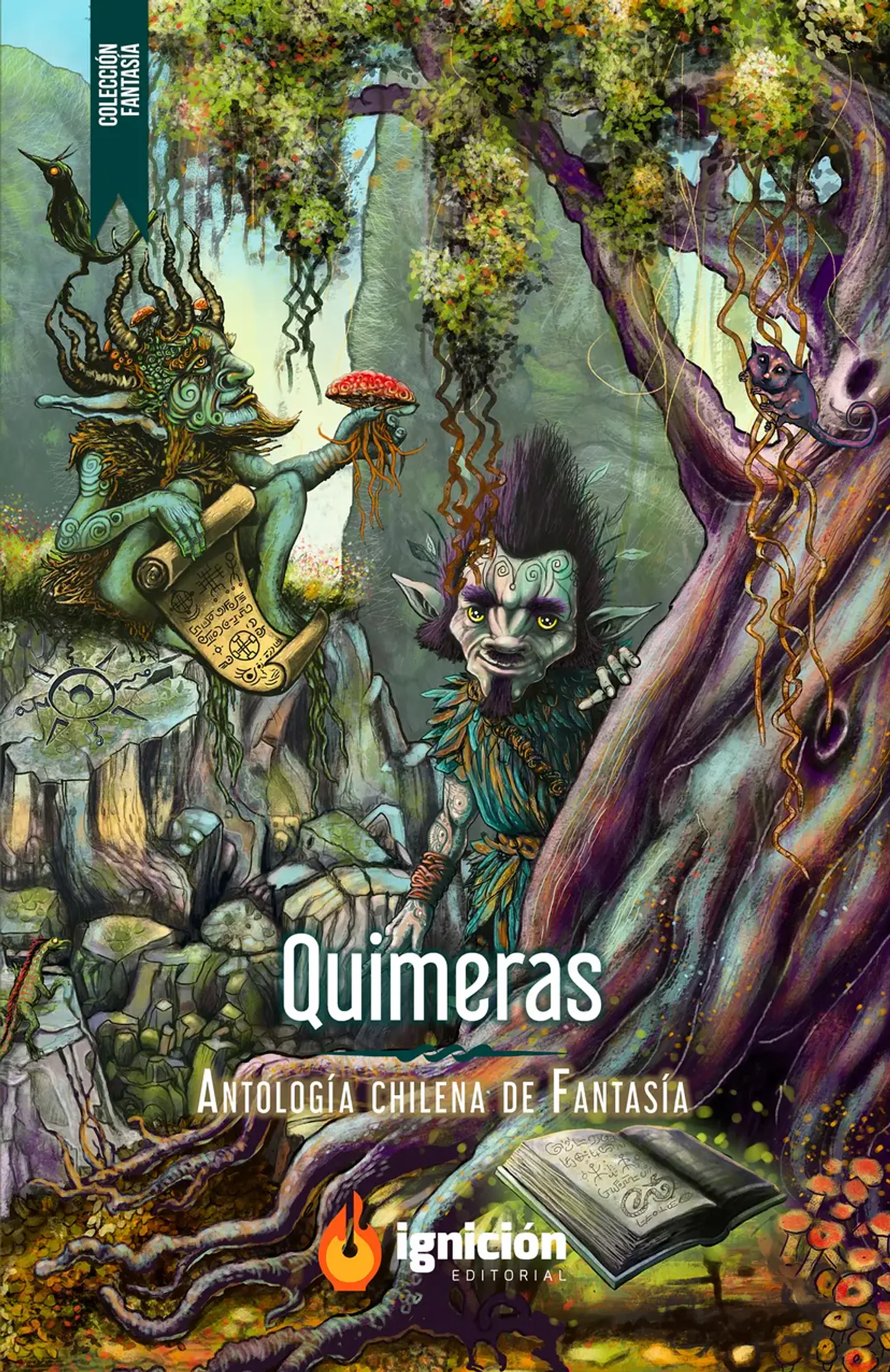Quimeras, Antología chilena de Fantasía - varios autores - Ignición Ediciones 1