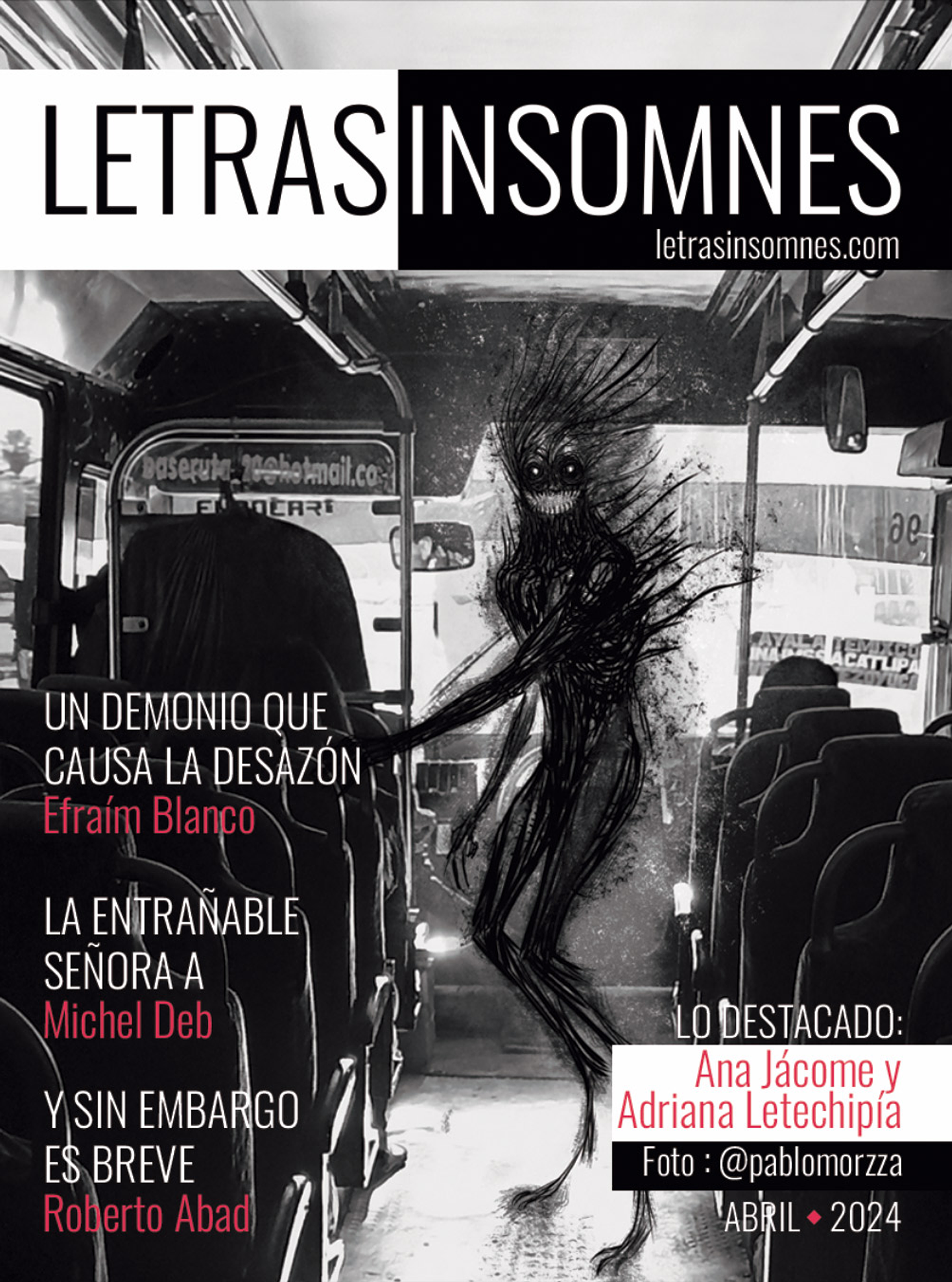 Letras insomnes #1  - Revista literatura mexicana  1