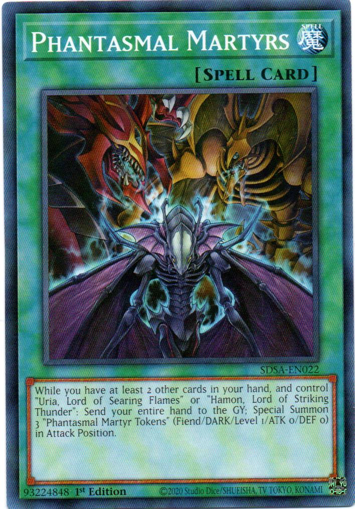 Phantasmal Martyrs Carta yugi SDSA-EN022